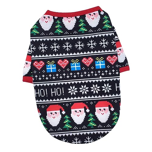 Supvox Hundeweihnachtskleidung Dog Christmas Costume hundeweihnachtskostüme Hund bei kaltem Wetter Katze Weihnachten Kleider Weihnachtsoutfit für Hunde Kleidung für Haustierhunde von Supvox