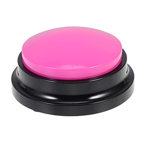 Supvox Interaktiver Hundespielzeug Button mit Aufnahmefunktion Verschleißfestes Trainingsgerät für Hunde Lustiger Sprechender Knopf für Hundetraining und Bessere Bindung Rosa Supvox Interaktiver Hundespielzeug Button mit Aufnahmefunktion Verschleißfestes Trainingsgerät für Hunde Lustiger Sprechender Knopf für Hundetraining und Bessere Bindung Rosa von Supvox