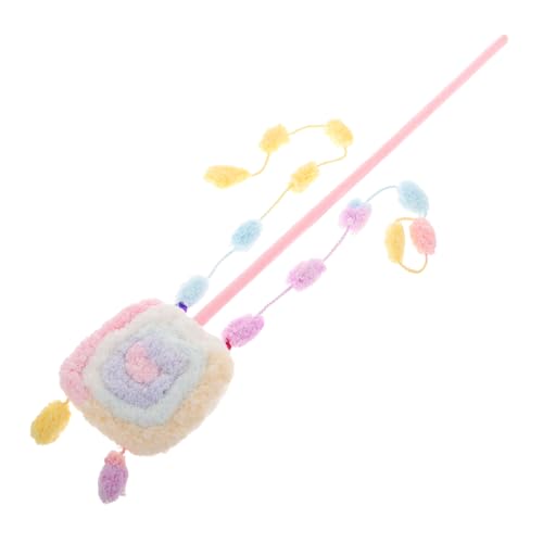 Supvox Spielzeug Zum Necken Für Katzen Katzenangel Plüschdesign Interaktives Teaser Für Indoor-kätzchen Katzenspielzeug Mit Lustiger Lutscherform Katzenzubehör in Macaron-Farben Supvox Spielzeug Zum Necken Für Katzen Katzenangel Plüschdesign Interaktives Teaser Für Indoor-kätzchen Katzenspielzeug Mit Lustiger Lutscherform Katzenzubehör in Macaron-Farben von Supvox