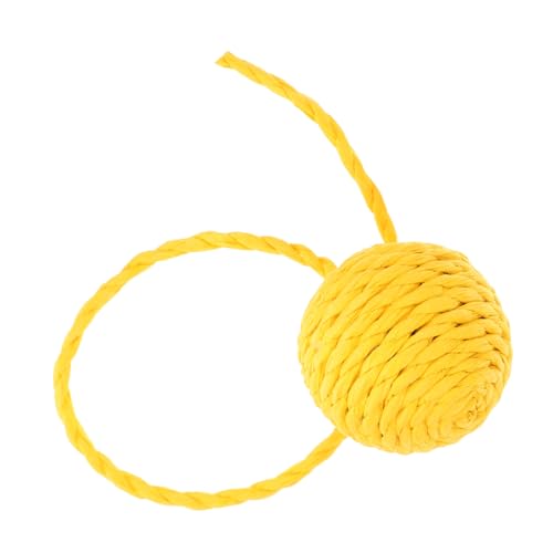 Supvox Interaktives Katzenspielzeug aus Sisal mit Glöckchen Ersatzball für Kratzsäulen für Drinnen Fördert Krallenpflege und Spielvergnügen für Katzen Supvox Interaktives Katzenspielzeug aus Sisal mit Glöckchen Ersatzball für Kratzsäulen für Drinnen Fördert Krallenpflege und Spielvergnügen für Katzen von Supvox