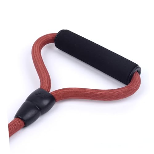 Supvox Hundetrainingsseil Haustier-zugkabel Nylon-hundeseil Schaumstoffgriff Doppelhaken Hundebedarf Kaffeefarbe von Supvox