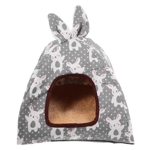Supvox Kaninchenversteck Hamsterbett für Kleine Haustiere Winter Kaninchen Schlaf Nest aus Weichem Material Käfigdekoration für Meerschweinchen und Chinchillas Supvox Kaninchenversteck Hamsterbett für Kleine Haustiere Winter Kaninchen Schlaf Nest aus Weichem Material Käfigdekoration für Meerschweinchen und Chinchillas von Supvox