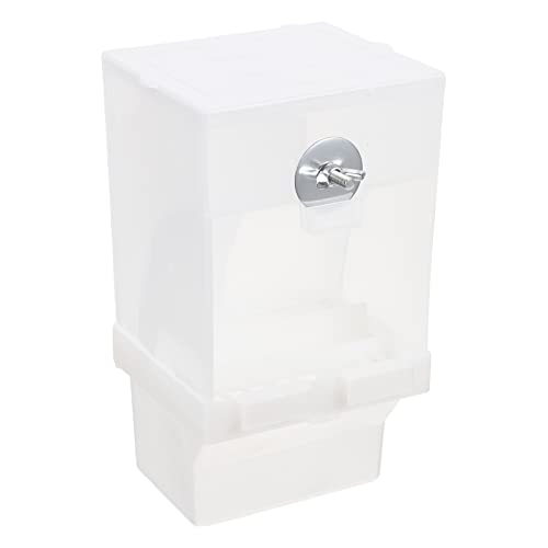 Supvox Automatischer Vogelfutterspender Für Papageien Vogelfutterbox Hochdichtes Acryl Auslaufsicher von Supvox
