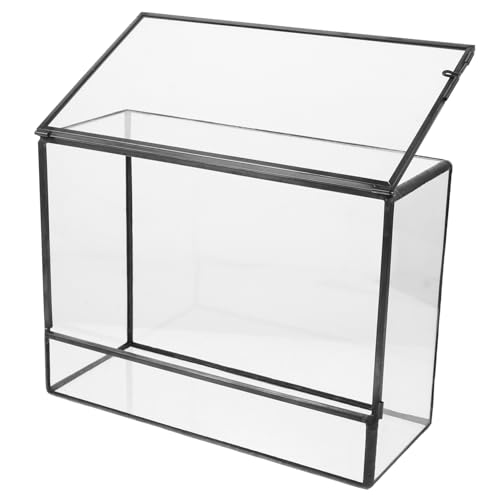 Supvox Terrarium-glasbehälter Landschafts-displayhalter für Pflanzen Gärtner Modisch Home-Office- Mini-Box von Supvox