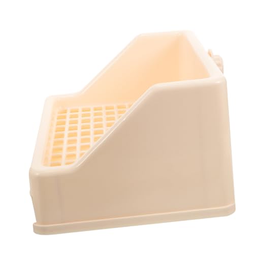 Supvox Kasten Kaninchentoilette Einstreu für Meerschweinchenkäfige Kaninchenmatten für Käfige Heu Hund kaninchenklo Hasen klo Haustiertoilette für Käfig Hamster -Toilette Plastik Beige Supvox Kasten Kaninchentoilette Einstreu für Meerschweinchenkäfige Kaninchenmatten für Käfige Heu Hund kaninchenklo Hasen klo Haustiertoilette für Käfig Hamster -Toilette Plastik Beige von Supvox