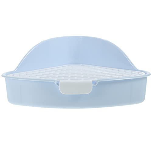 Supvox Kasten Kaninchentoilette Mülleimer Bad Kaninchen-töpfchen-trainingstoilette Töpfchen Für Haustiere Kaninchentöpfchen Katzentoilette Für Kleintiere Kleiner Behälter Plastik Hase von Supvox