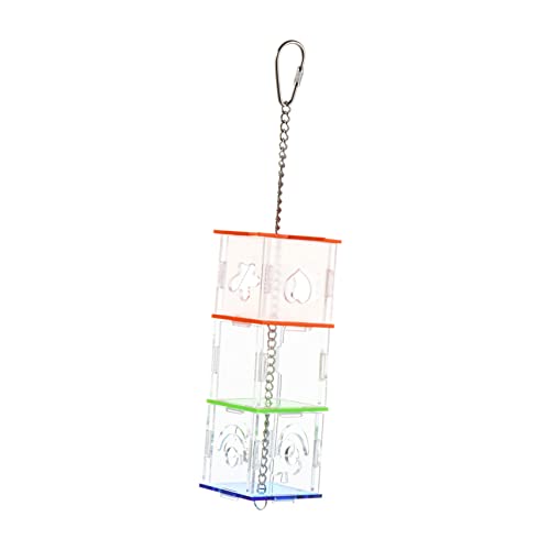 Supvox Papagei Futter Spielzeugbox Für Vögel Mehrschichtiger Hängender Futterspender Futtersuche Und Intelligenz Von Papageien Und Nymphensittichen Supvox Papagei Futter Spielzeugbox Für Vögel Mehrschichtiger Hängender Futterspender Futtersuche Und Intelligenz Von Papageien Und Nymphensittichen von Supvox