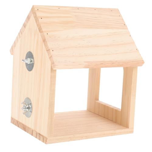 Supvox Nistkasten Für Nymphensittiche – Papageienzuchthaus Vogelhaus Aus Holz Für Australische Papageien Sittiche Kolibris Nistkasten Für Den Garten Vogelbedarf von Supvox