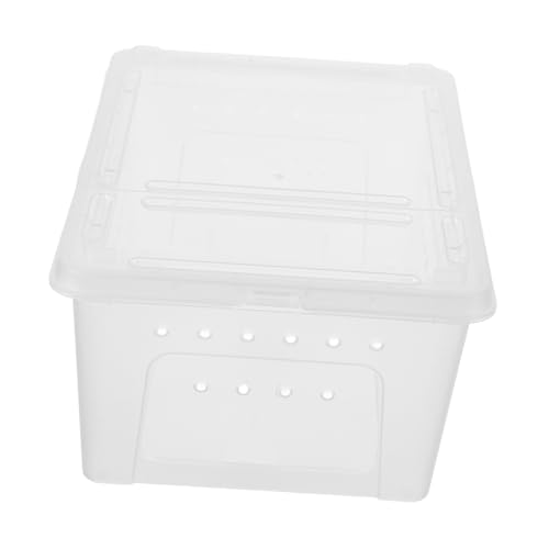 Supvox Krabbenzuchtbox Spinnenterrarium Reptilien-schlangen-futterbox Schildkrötenhabitat Eidechsen-vogelspinnen-Habitat Tragbar Abs-Kunststoff von Supvox