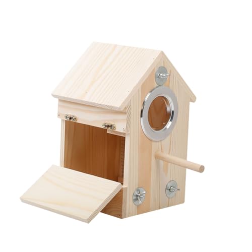 Supvox Vogelnisthaus – Vogelinkubator Aus Holz Für Papageien Lerchen Kanarienvögel Vögel Vogelbedarf Vogelhaus von Supvox