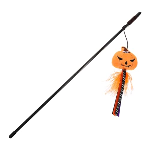 Supvox Katzen-Teaser Katze Zauberstab Süßer Katzenstab Neckisch Kürbis-katzenspielzeug Katzen-Halloween- Fledermaus Neckender Zauberstab Geister-Teaser- Wurf Plastik Supvox Katzen-Teaser Katze Zauberstab Süßer Katzenstab Neckisch Kürbis-katzenspielzeug Katzen-Halloween- Fledermaus Neckender Zauberstab Geister-Teaser- Wurf Plastik von Supvox