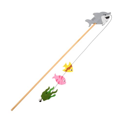 Supvox Katzenangel Für Katzen Attraktives Necken-Spielzeug Interaktiver Katzenstab Mit Einziehbarem Design Für Kleine Räume Und Selbstspiel Supvox Katzenangel Für Katzen Attraktives Necken-Spielzeug Interaktiver Katzenstab Mit Einziehbarem Design Für Kleine Räume Und Selbstspiel von Supvox