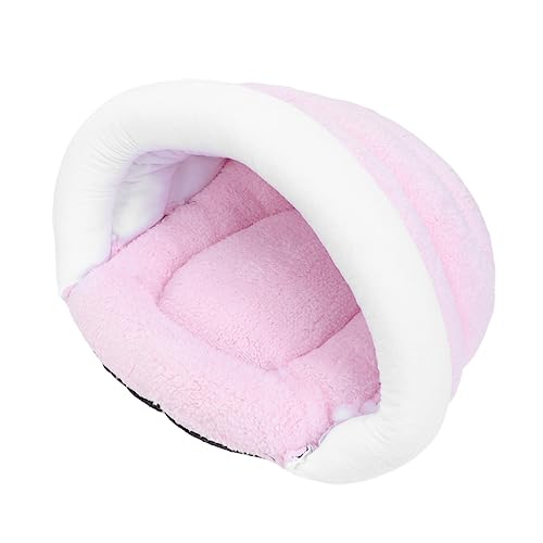 Supvox Haustier Warmes Bett Welpenhaus Für Drinnen Warmes Haustier Katzenfuttermatte Rund Winterzelte Katzenzeltbett Tiefes Bett Hamster-hängematte Haustierbett Rosa Katzenkäfig Supvox Haustier Warmes Bett Welpenhaus Für Drinnen Warmes Haustier Katzenfuttermatte Rund Winterzelte Katzenzeltbett Tiefes Bett Hamster-hängematte Haustierbett Rosa Katzenkäfig von Supvox