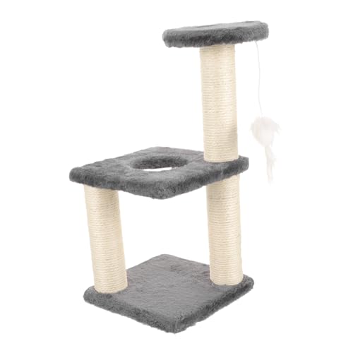 Supvox Katzenklettergerüst Spielzeug Katzenbaum Bodenbelag Bequemer Katzenkratzbaum Kätzchenbedarf Katzenkratzer Für Den Innenbereich Entzückender Kätzchenkratzer Supvox Katzenklettergerüst Spielzeug Katzenbaum Bodenbelag Bequemer Katzenkratzbaum Kätzchenbedarf Katzenkratzer Für Den Innenbereich Entzückender Kätzchenkratzer von Supvox