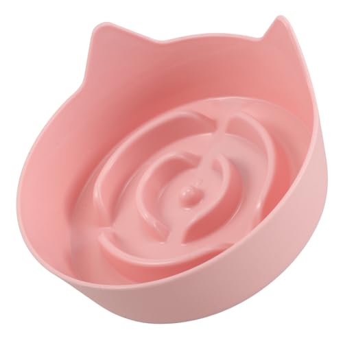 Supvox Katzennapf mit Süßem Ohr Design Rutschfester Futternapf aus Robustem Kunststoff für Katzen Kätzchen und Kleine für Langsames Fressen Vermeidung von Schlingern Supvox Katzennapf mit Süßem Ohr Design Rutschfester Futternapf aus Robustem Kunststoff für Katzen Kätzchen und Kleine für Langsames Fressen Vermeidung von Schlingern von Supvox