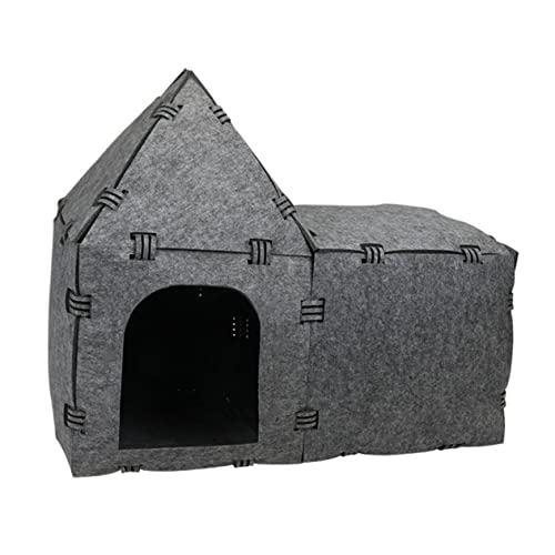 Supvox Katzennest katzenzelt cat Tent Katzenkäfig katzenschlafplätze katzenbetten Bildungsspielzeug Tunnelspielzeug für Katzen Wurf Kätzchen Tunnelhaus Katze spielt Tunnel Filzstoff Grey Supvox Katzennest katzenzelt cat Tent Katzenkäfig katzenschlafplätze katzenbetten Bildungsspielzeug Tunnelspielzeug für Katzen Wurf Kätzchen Tunnelhaus Katze spielt Tunnel Filzstoff Grey von Supvox