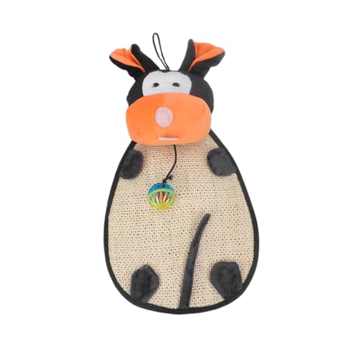 Supvox Natürlicher Sisal-kratzmatte Für Katzen Mäuse-Spielzeug Mit Glocke Krallenwetzen Und Möbelschützer Katzenspielzeug Für Stundenlangen Spaß Und Beschäftigung von Supvox