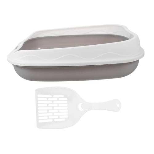 Supvox Katzentoilette Geschlossene Katzentoilette Katzentoilette für Haustiere Katzenbecken für Haustiere Halbgeschlossene Katzentoilette für Hauskatzen Supvox Katzentoilette Geschlossene Katzentoilette Katzentoilette für Haustiere Katzenbecken für Haustiere Halbgeschlossene Katzentoilette für Hauskatzen von Supvox