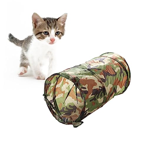 Supvox 2löcher Haustier Katzentunnel Grün Camouflage Faltbar Spielzeug Für Kätzchen Welpen Beschäftigung Spielplatz Für Katzen Und Kleintiere Supvox 2löcher Haustier Katzentunnel Grün Camouflage Faltbar Spielzeug Für Kätzchen Welpen Beschäftigung Spielplatz Für Katzen Und Kleintiere von Supvox