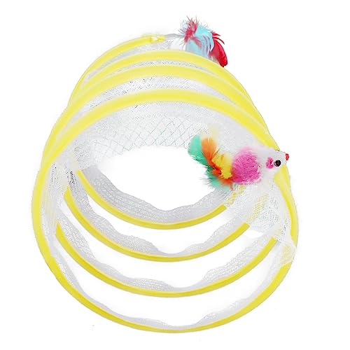 Supvox Katzentunnelförmiger Haustier-spieltunnel Indoor-kätzchenspielzeug-Set Interaktiver Katzenspieltunnel Für Indoor-Katzen von Supvox