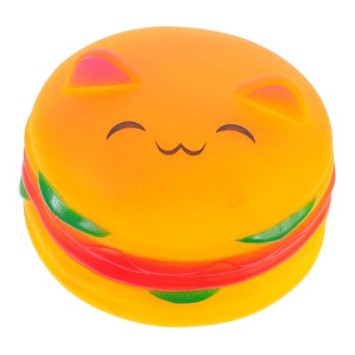 Supvox Squeaky Toy Für Hunde Kaubarer Hamburger-Spielzeug Zahnpflege Und Interaktion Strapazierfähigem Vinyl Für Und Kleine Hunde Langlebig Und von Supvox