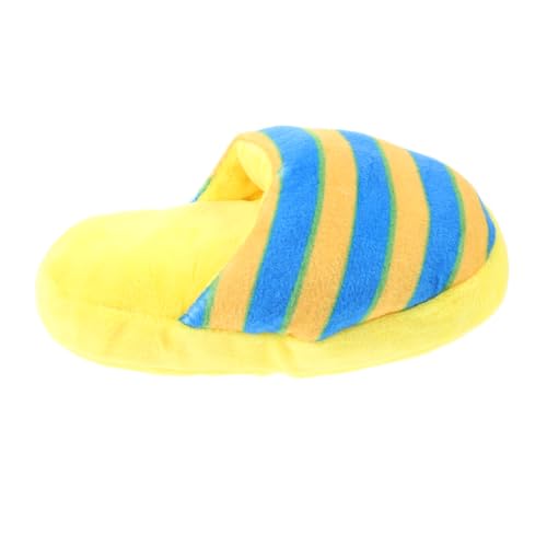 Supvox Kauspielzeug für Hunde in Slipper Form Verschleißfestes mit Quietschfunktion Beißfestes Zahnpflege aus Plüsch Langlebig und Leicht zu Reinigen für Welpen von Supvox