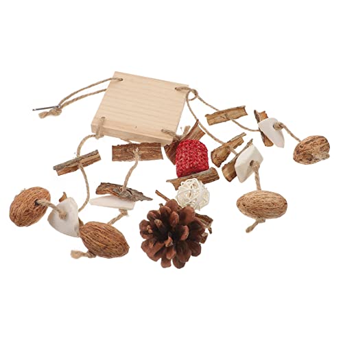 Supvox Lustiges Kauspielzeug für Vögel Zum Aufhängen für Papageien Vögel Kauspielzeug Papageienbedarf Tannenzapfen Holz Vogelkäfig Spielzeug für Haustiere Supvox Lustiges Kauspielzeug für Vögel Zum Aufhängen für Papageien Vögel Kauspielzeug Papageienbedarf Tannenzapfen Holz Vogelkäfig Spielzeug für Haustiere von Supvox
