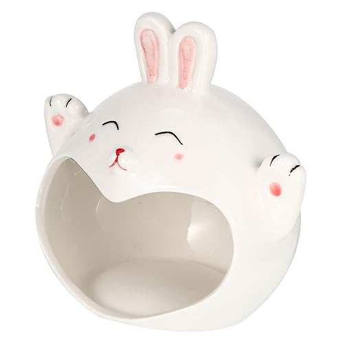 Supvox Kleine Haustier Versteck Aus Keramik Cartoon Schlafhaus Für Hamster Chinchillas Und Andere Kleintiere Gemütlicher Rückzugsort Für Besseren Schlaf Und Spielspaß von Supvox