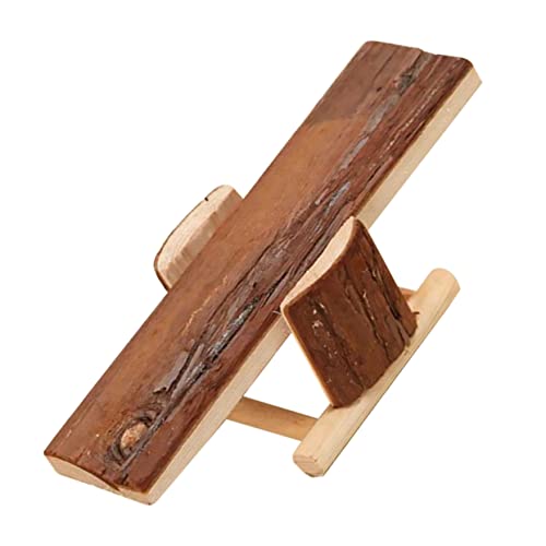 Supvox Kleintier Holz Wippe für Hamster Meerschweinchen Mäuse Spaß Spielplatz Kauspielzeug aus Natürlichem Holz für Kleine Haustiere Fördert Bewegung Supvox Kleintier Holz Wippe für Hamster Meerschweinchen Mäuse Spaß Spielplatz Kauspielzeug aus Natürlichem Holz für Kleine Haustiere Fördert Bewegung von Supvox