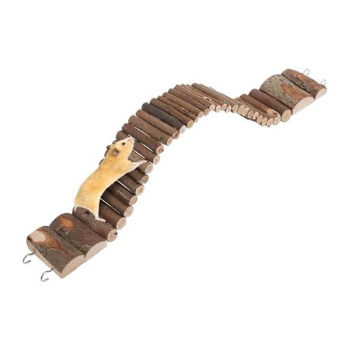 Supvox Kleintier Kletterleiter aus Holz für Hamster und Vögel für Klettern und Nagen für Käfige und Spielgelegenheiten Supvox Kleintier Kletterleiter aus Holz für Hamster und Vögel für Klettern und Nagen für Käfige und Spielgelegenheiten von Supvox