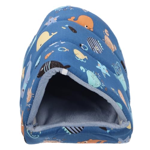 Supvox Kleintier Kuschelhöhle Warmes Winterbett für Meerschweinchen Hamster Kaninchen und Frettchen Hideout für Kleine Haustiere Windschutz und von Supvox