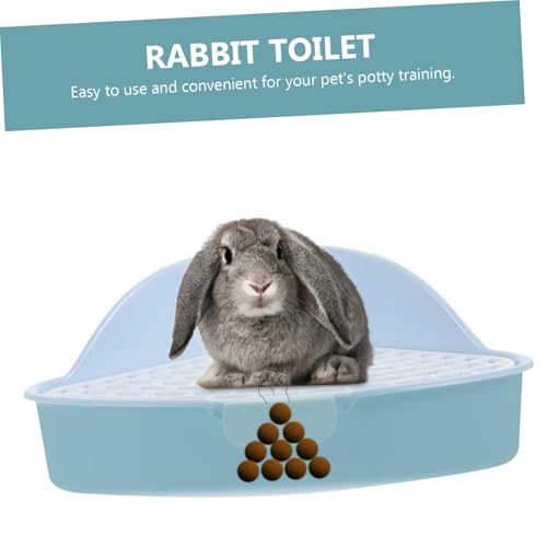 Supvox Kleintier Toilette aus Robustem Dreieckige Ecktoilette für Kaninchen Meerschweinchen Hamster mit Abgerundeten Kanten und Sicherem Fixiermechanismus Hygienische Sauberkeit für Supvox Kleintier Toilette aus Robustem Dreieckige Ecktoilette für Kaninchen Meerschweinchen Hamster mit Abgerundeten Kanten und Sicherem Fixiermechanismus Hygienische Sauberkeit für von Supvox