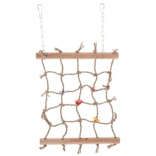 Supvox Papagei Kletterleiter Spielzeug Vogel Stehen Spielzeug Papagei Spielzeug Schleifen Spielzeug Vogel Klettern Netz für Ziervögel Supvox Papagei Kletterleiter Spielzeug Vogel Stehen Spielzeug Papagei Spielzeug Schleifen Spielzeug Vogel Klettern Netz für Ziervögel von Supvox