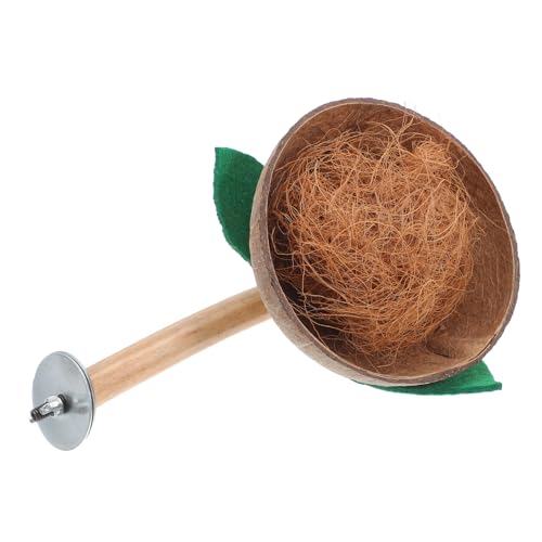Supvox Kokosnuss Vogelhaus mit Holzsitzstange Dekoratives Nest für Kleine Wie Wellensittiche Kanarienvögel und Zebrafinken für Innen und Außenbereiche mit Anpassbarem Design Supvox Kokosnuss Vogelhaus mit Holzsitzstange Dekoratives Nest für Kleine Wie Wellensittiche Kanarienvögel und Zebrafinken für Innen und Außenbereiche mit Anpassbarem Design von Supvox
