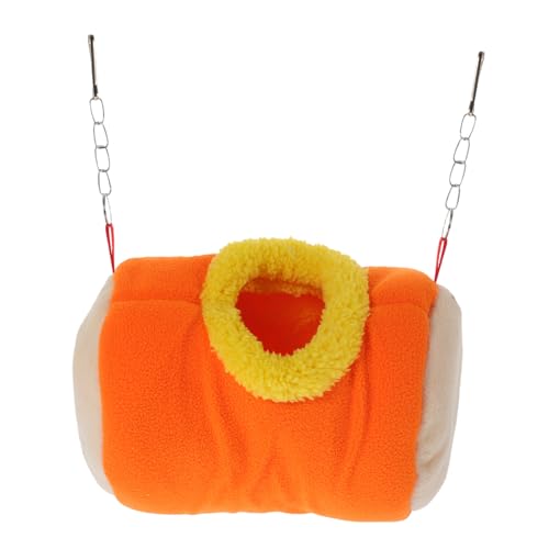 Supvox Komfortables Dekoratives Mini Hamster Nest aus Robustem Material Kuscheliges Versteck für Kleine Haustiere Geeignet als Hängematte oder Käfigdeko für Chinchillas und Andere Nager von Supvox