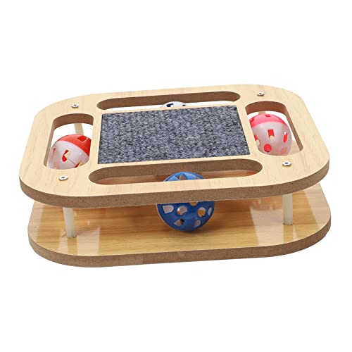 Supvox Großer Katzenkratzbaum Aus Wellpapier Lustiges Drehteller-Spielzeug Für Hauskatzen – Kratzbrett Und Spielzeug Supvox Großer Katzenkratzbaum Aus Wellpapier Lustiges Drehteller-Spielzeug Für Hauskatzen – Kratzbrett Und Spielzeug von Supvox