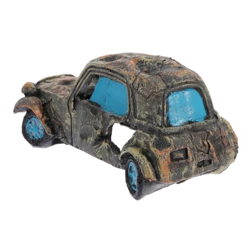 Supvox Kreative Harz Auto Wrack Aquarium Dekoration Tank Landschafts Ornamente Für Garnelenverstecke Und Fischkanäle Für Aquariengestaltung Supvox Kreative Harz Auto Wrack Aquarium Dekoration Tank Landschafts Ornamente Für Garnelenverstecke Und Fischkanäle Für Aquariengestaltung von Supvox