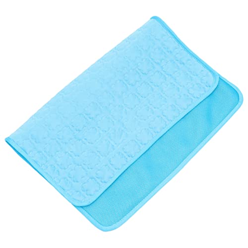 Supvox Ice Silk Pet Mat - Tragbares Kühlkissen Für Hunde Und Katzen - Selbstkühlendes Atmungsaktives Vielseitig Verwendbares Kissen Für Die von Supvox