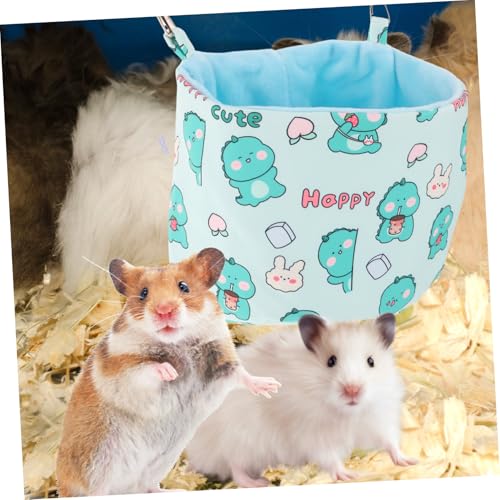 Supvox Kuschelige Hängematte für Kleine Haustiere Warmes Hamster Schlafnest aus Weichem Baumwollstoff Hängesofa für Hamster Meerschweinchen und Zwerghamster für Kalte Jahreszeiten von Supvox