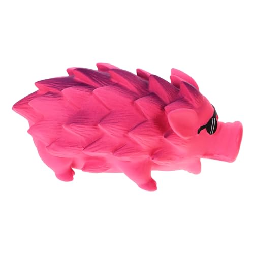 Supvox Interaktives Hundespielzeug Quietschendes Latex-Schweinchen Lustige Tierform für und Große Hunde Welpenspielzeug Zur Einfachen Reinigung von Supvox