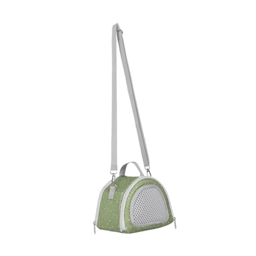 Supvox Little Pet Cross-Pack Haustierbedarf Tragbare Hamstertasche Hamster-tüte Zum Mitnehmen Outdoor-hamstertasche Kleine Tiertasche Atmungsaktive Hasentrage Olive Green Polyester von Supvox