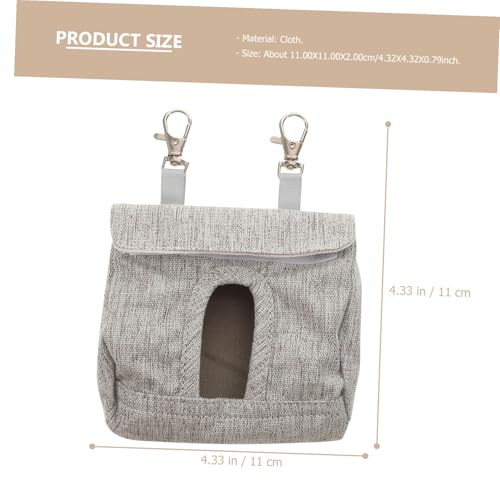 Supvox Meerschweinchen Futterbeutel aus atmungsaktivem verstellbarem Hängebeutel für Kleintierkäfige langlebiger Heu Futterspender für Kaninchen und kleine Nager in Braun Größe S Supvox Meerschweinchen Futterbeutel aus atmungsaktivem verstellbarem Hängebeutel für Kleintierkäfige langlebiger Heu Futterspender für Kaninchen und kleine Nager in Braun Größe S von Supvox