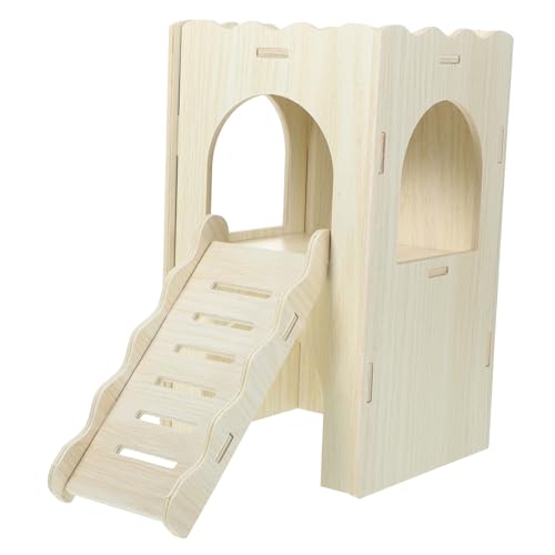 Supvox Chinchilla Hideout Nest Doppelstöckiges Für Meerschweinchen Und Hamster Langlebige Und Vielseitige Rückzugsmöglichkeit Für Kleinen Haustiere Supvox Chinchilla Hideout Nest Doppelstöckiges Für Meerschweinchen Und Hamster Langlebige Und Vielseitige Rückzugsmöglichkeit Für Kleinen Haustiere von Supvox