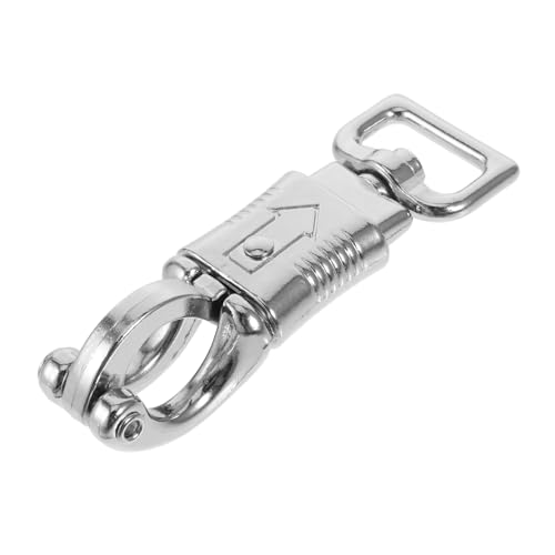 Supvox Metall Panikhaken mit Schnellverschluss Robuster Pferde Seilclip für Reitzubehör Kompakter Leichter Sattelhalter Haken für Vielseitigen Outdoor Einsatz Beim Reiten Supvox Metall Panikhaken mit Schnellverschluss Robuster Pferde Seilclip für Reitzubehör Kompakter Leichter Sattelhalter Haken für Vielseitigen Outdoor Einsatz Beim Reiten von Supvox