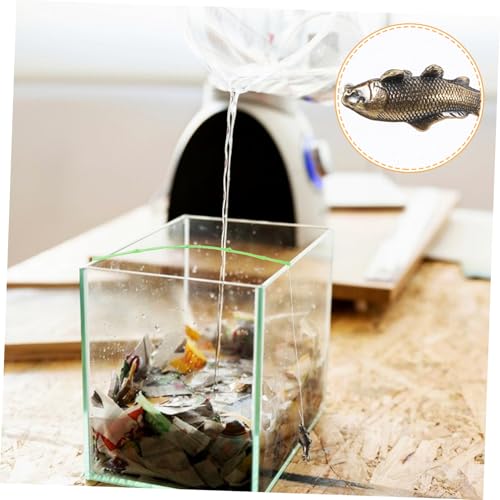 Supvox Miniatur-angelrute aus Resin für Mikro-Landschaft Robust und Langlebig Dekoration für Aquarium und Schlafzimmer als Fotorequisite und Angelspielzeug von Supvox