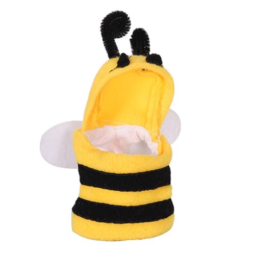 Supvox Niedliches Bienen Kostüm für Papageien Atmungsaktives Haustier Vogelkleid aus Langlebigem Wiederverwendbar Bequem Geeignet für Wellensittiche und Kleine Vögel Halloween Party von Supvox
