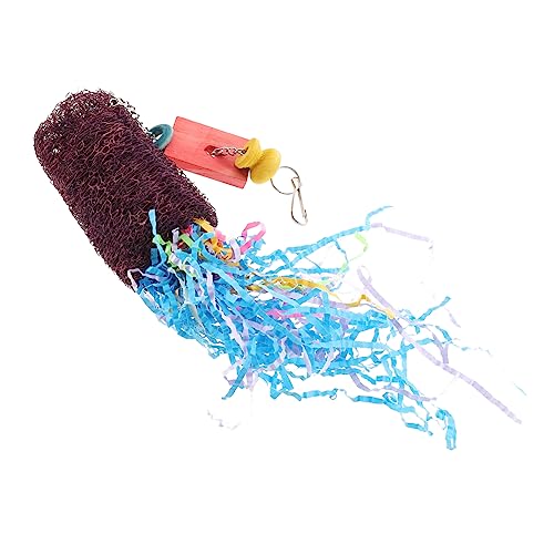 Supvox Vogelspielzeug Für Papageien Buntes Kauspielzeug Aus Holz Sicher Und Langlebig Beißen Und Klettern Spaß Für Wellensittiche Und Andere Vögel von Supvox