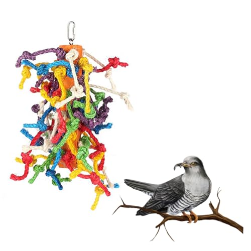 Supvox Vogelspielzeug Für Papageien Geknotetes Papageienspielzeug Seil Kau- Und Beißspielzeug Für Vögel Supvox Vogelspielzeug Für Papageien Geknotetes Papageienspielzeug Seil Kau- Und Beißspielzeug Für Vögel von Supvox