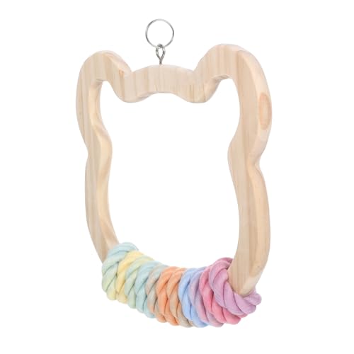 Supvox Parrot Swing Holzschaukel Mit Baumwollseil Kletterspielzeug Für Vögel Zur Krallenpflege Kauen Geeignet Für Cockatiels Wellensittiche Und Conures Supvox Parrot Swing Holzschaukel Mit Baumwollseil Kletterspielzeug Für Vögel Zur Krallenpflege Kauen Geeignet Für Cockatiels Wellensittiche Und Conures von Supvox