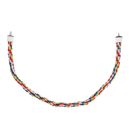 SUPVOX Seilspielzeug Für Papageien Mit Kletterleiter Und Sitzstange Baumwollseil Für Vogelkäfig Drehbares Spielzeug Für Nymphensittiche Und Andere Vögel SUPVOX Seilspielzeug Für Papageien Mit Kletterleiter Und Sitzstange Baumwollseil Für Vogelkäfig Drehbares Spielzeug Für Nymphensittiche Und Andere Vögel von Supvox